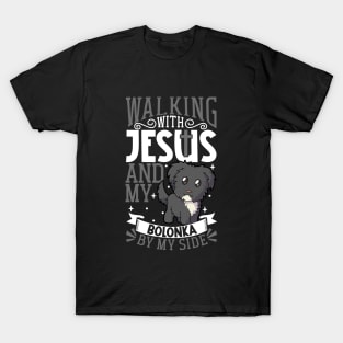 Jesus and dog - Bolonka Zwetna T-Shirt